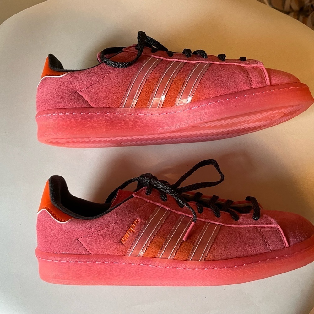 Adidas Originals Campus 80’s New York Coral Suede Sneakers Mens 9/Womens 10.5 - Picture 6 of 12